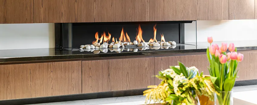 Double-height Fireplace Design Refurbishment in Burlington, Iowa
